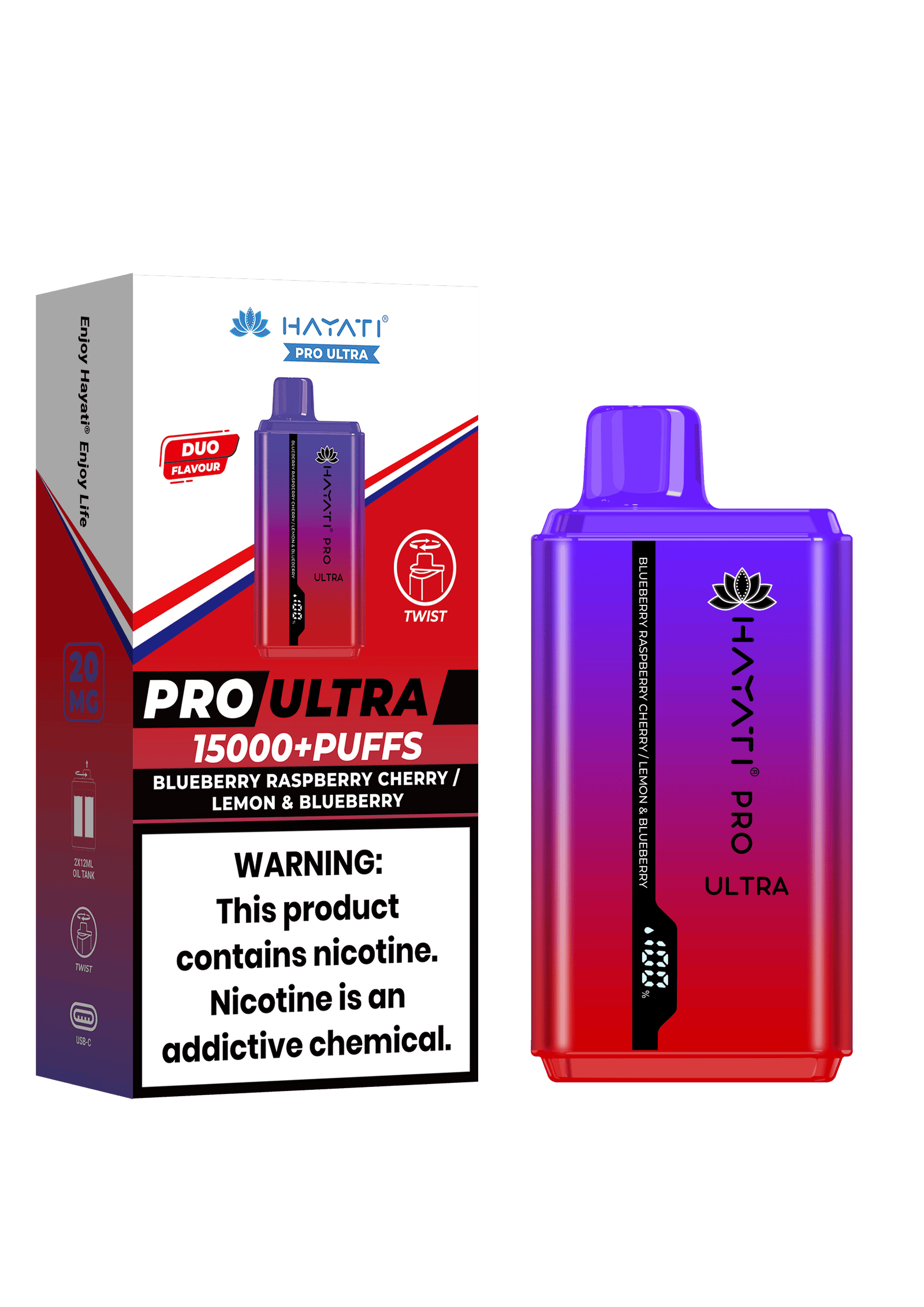 Hayati Pro Ultra 15000 Pod Kit (Price, Puff Count, Specs & Stock in the UK)