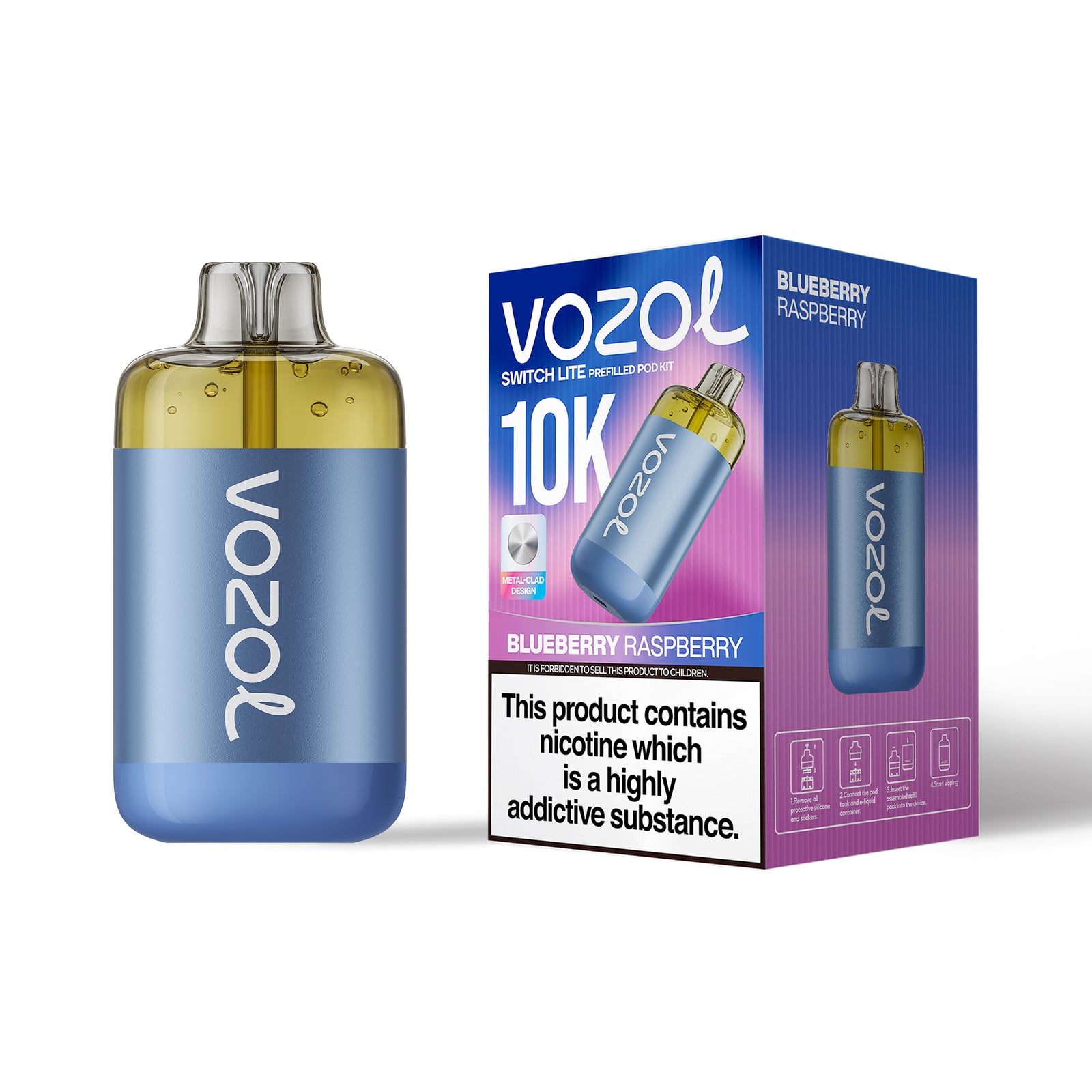 VOZOL Switch Lite 10,000 Puffs Prefilled Pod Kit