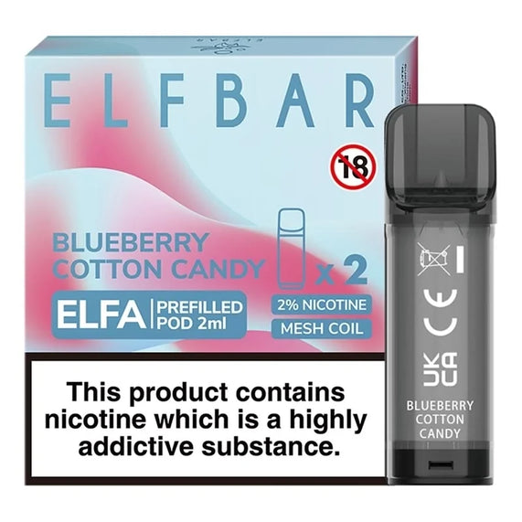 Elf Bar ELFA Pre-Filled E Liquid Pods Nic Salt 2ML 20MG