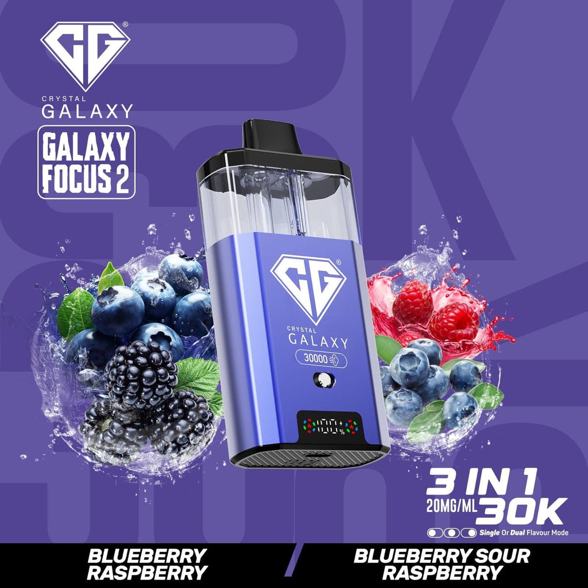 Crystal Galaxy Focus 2 30k Puffs Prefilled Vape Kit
