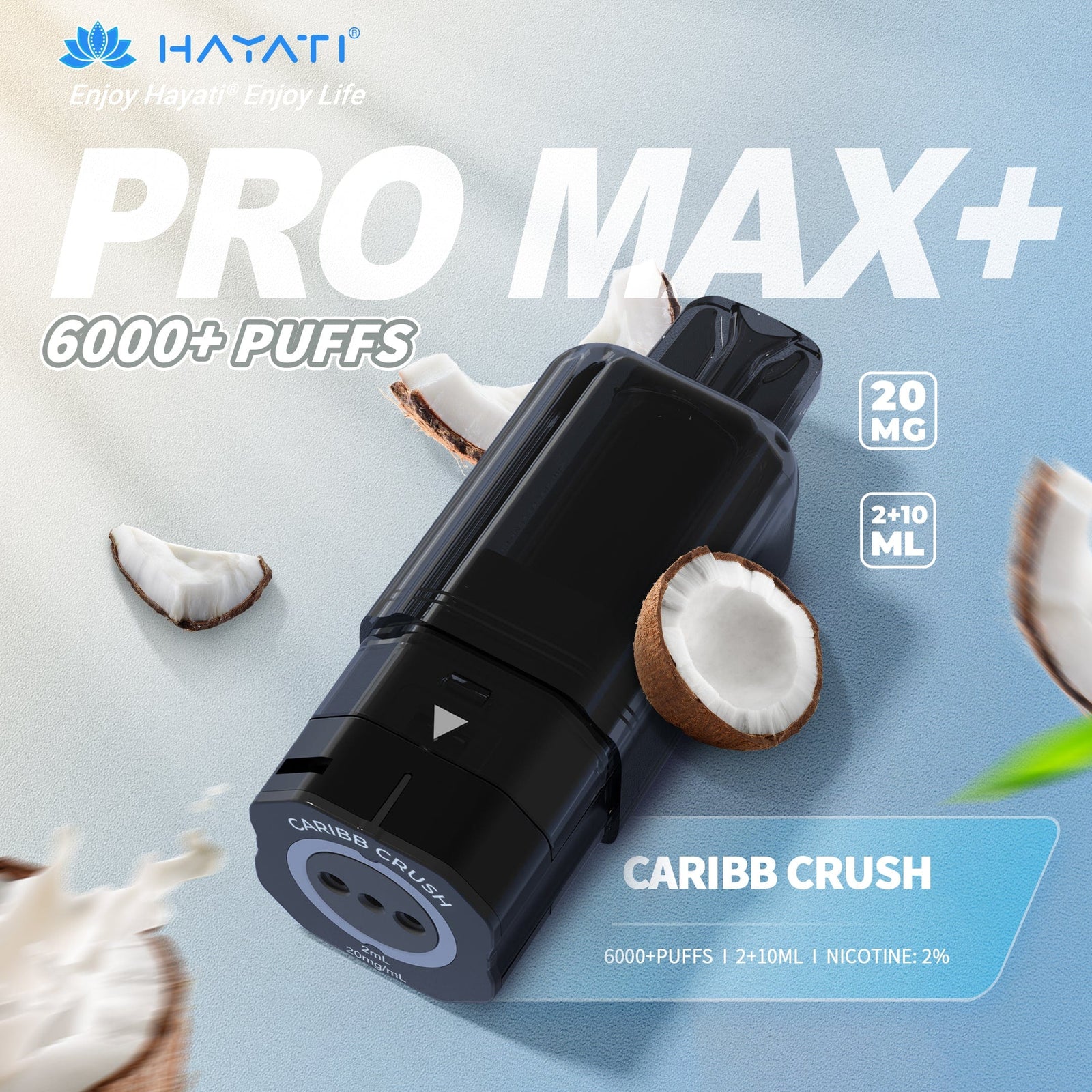 Hayati Pro Max Plus 6000 Replacement Prefilled Pods