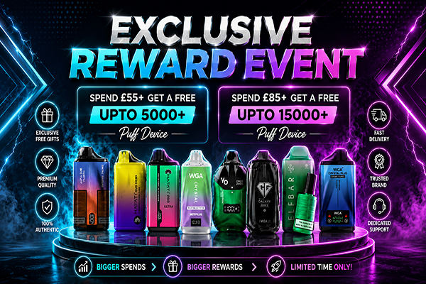 Premium Up to 15,000+ Puff Bonus Device (Mystery Model)