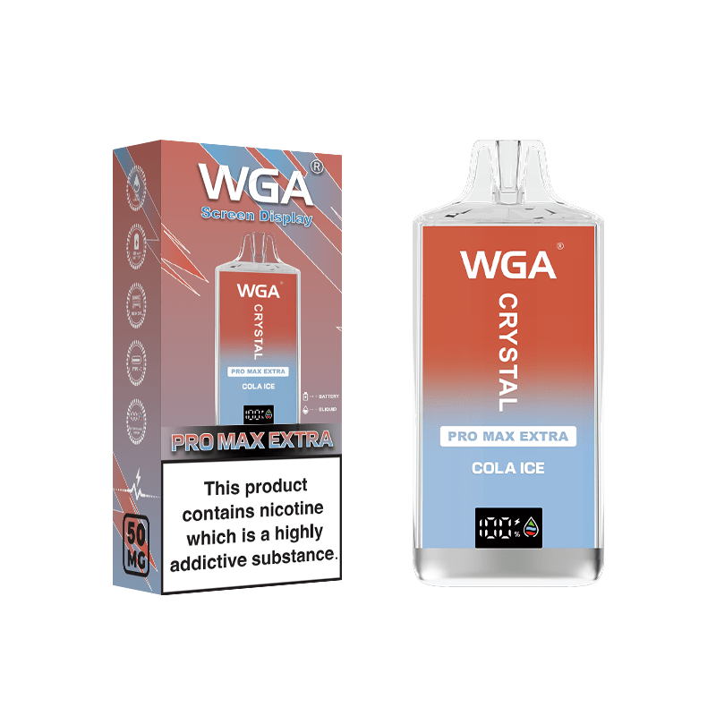 WGA Crystal Pro Max Extra 15000 Puffs Cola Ice Flavour