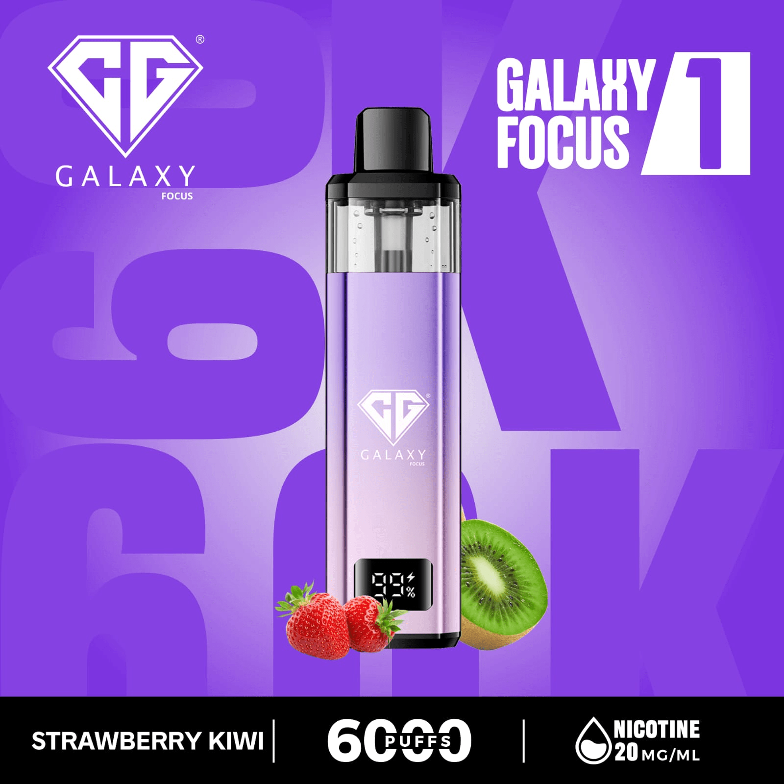 Crystal Galaxy Focus 1 6000 Puffs Prefilled Pod Kit