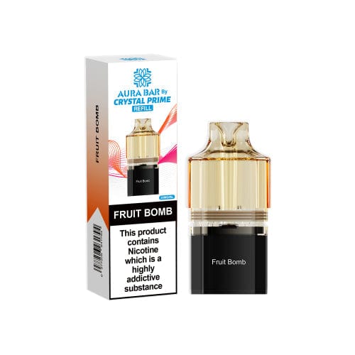 Crystal Prime Aura bar 10k Replacement Prefilled Pods
