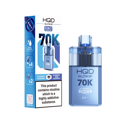 HQD Glow Air 70K Prefilled Pod Vape Kit