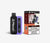 Four Mevol S7000 vape devices in different colors with promotional text on a white background