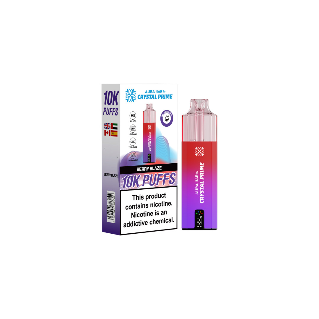 Crystal Prime Aura Bar 10k Puffs Disposable Vape