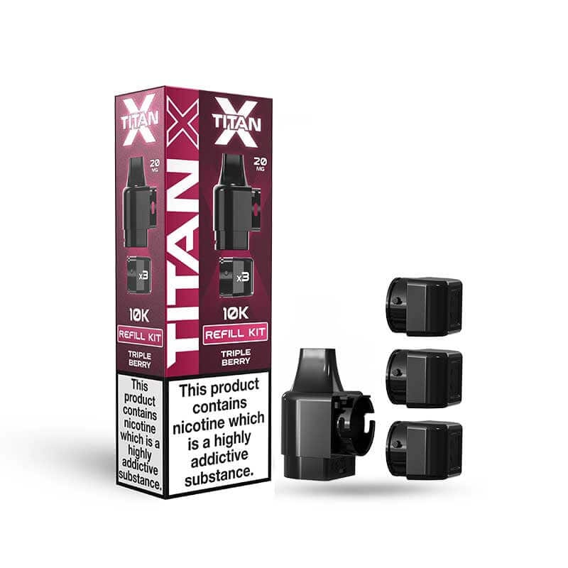 Titan X 10K Replacement Prefilled Pods