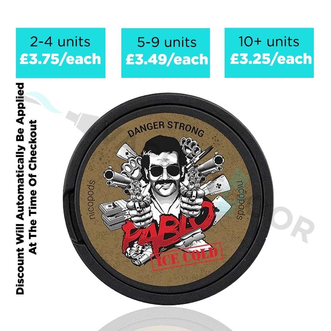 Pablo Exclusive 50MG SNUS Nicotine Pouches at Vape At Door UK