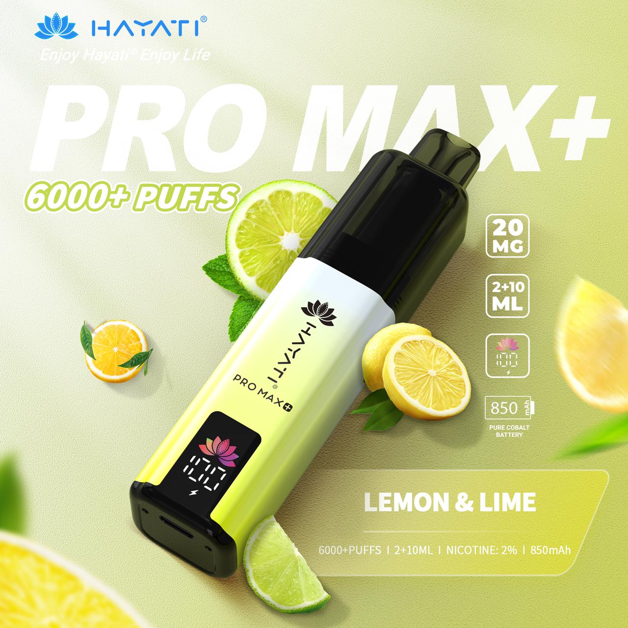 Hayati Pro Max+ Plus 6000 Lemon & Lime