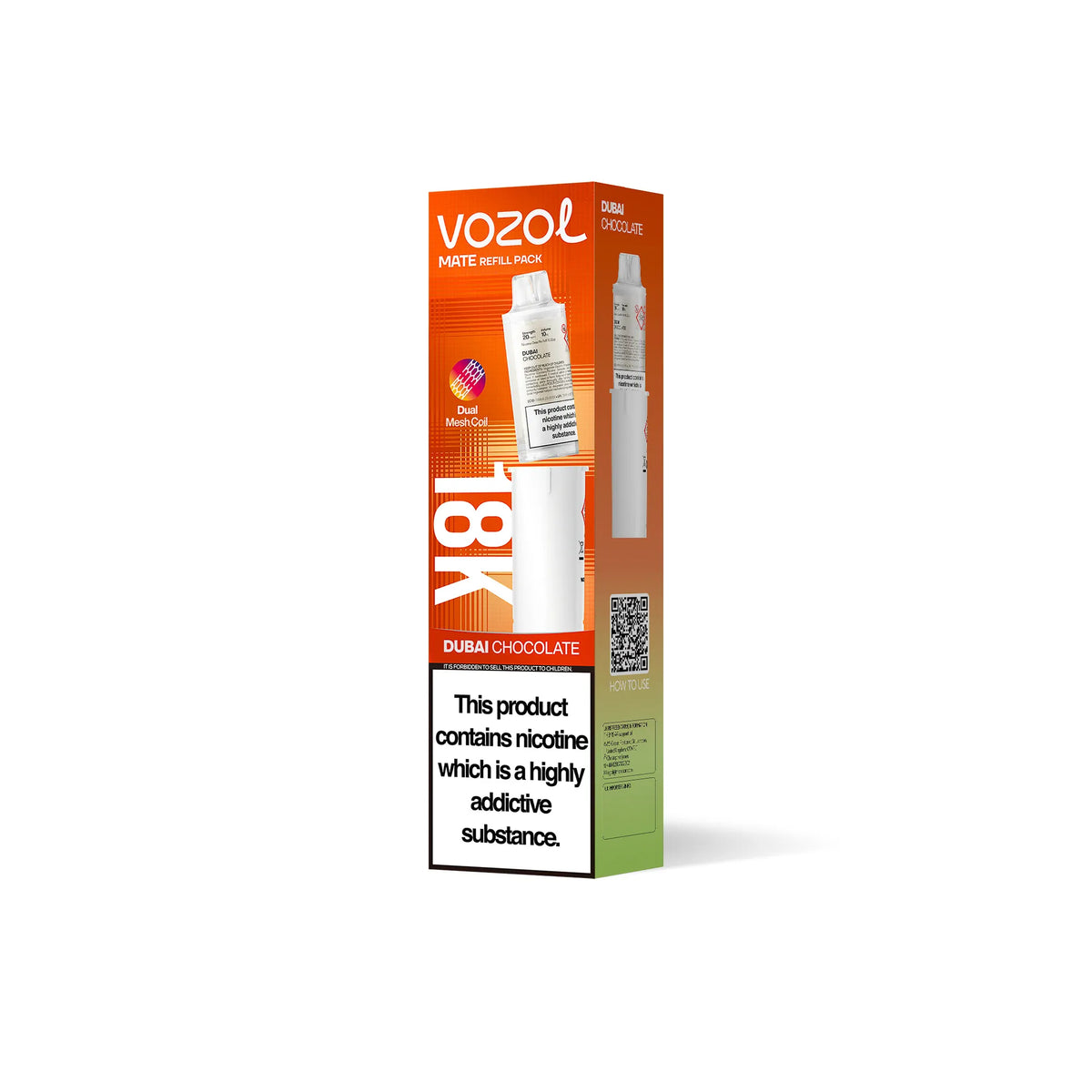 Vozol Mate 18k Prefilled Replacement Pods (18000 Puffs)