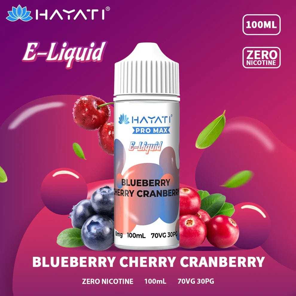 Hayati Pro Max 100ml Blueberry Cherry Cranberry