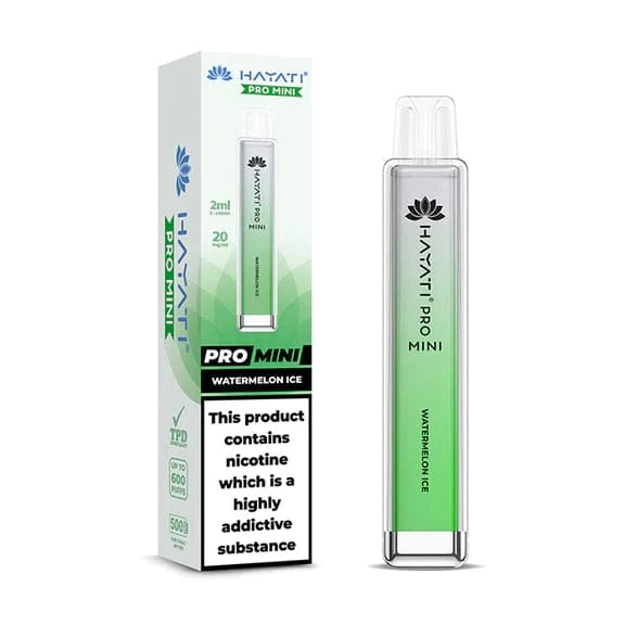 Hayati pro mini 600 in watermelon ice flavour