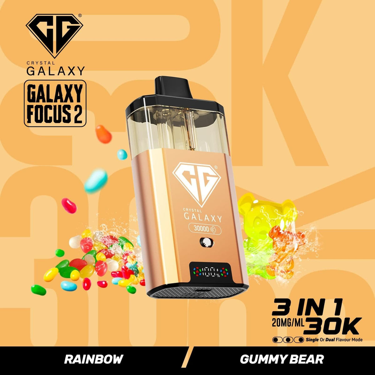 Crystal Galaxy Focus 2 30k Puffs Prefilled Vape Kit