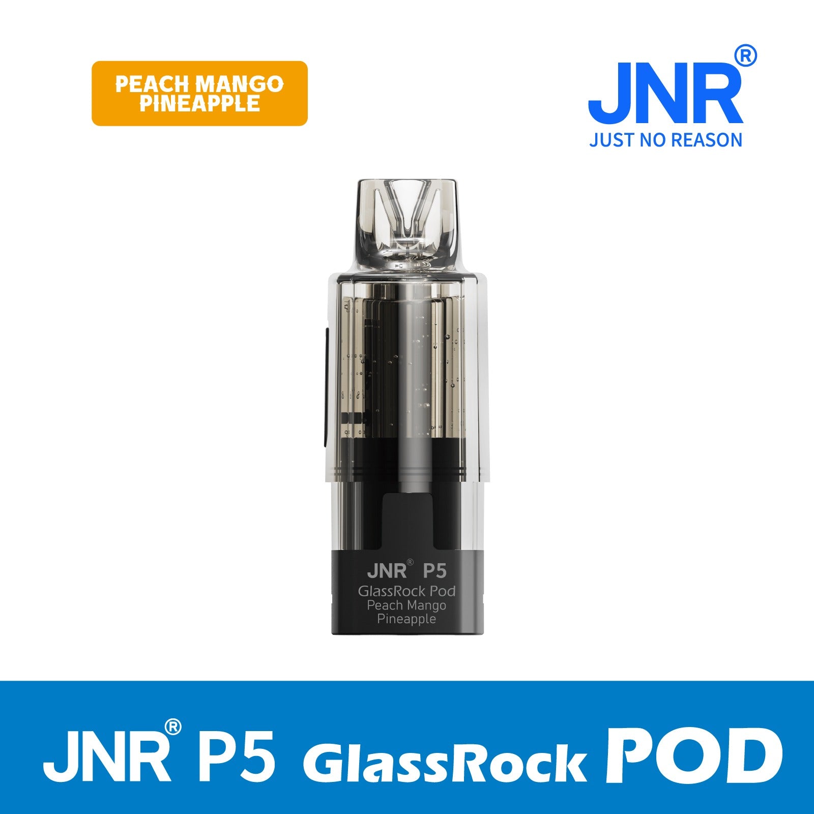 JNR P5 Glassrock Prefilled Pods with Refill Containers