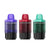 Three colorful Jnr Fox Prefilled Pod cartridges with a promotional text about price and quantity on a white background.