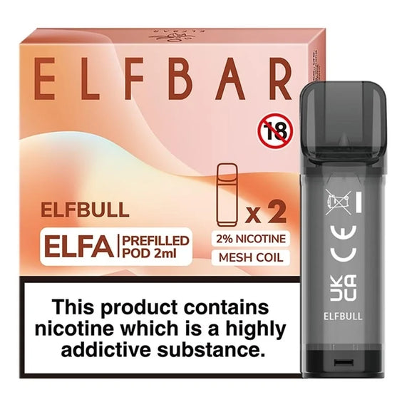 Elf Bar ELFA Pre-Filled E Liquid Pods Nic Salt 2ML 20MG