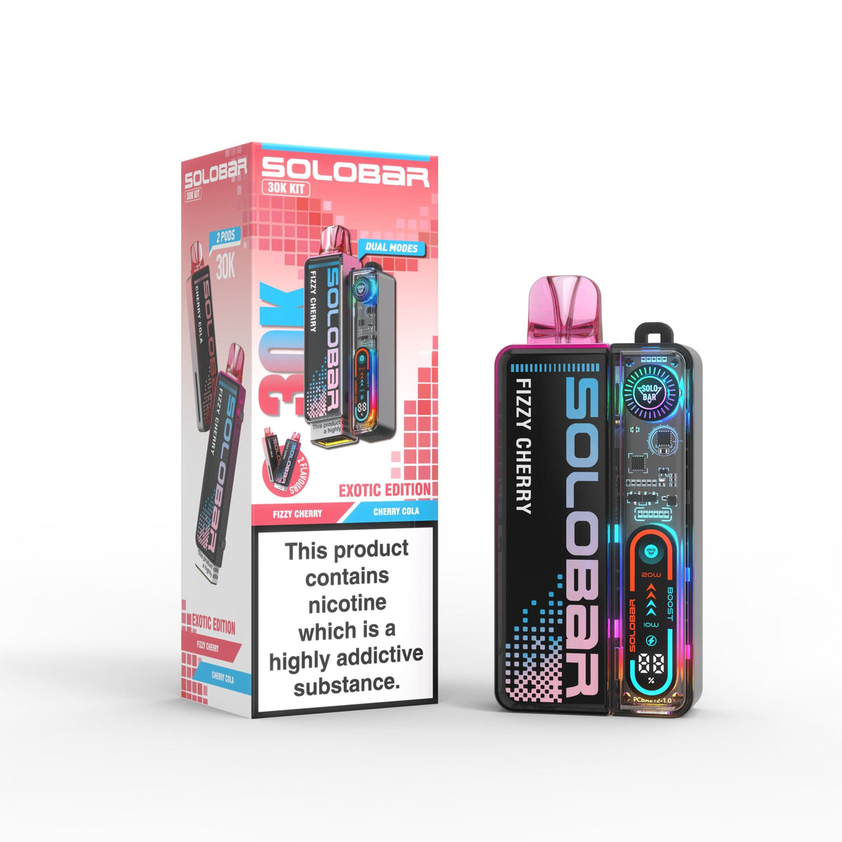 Solobar Boost 30K Prefilled Pod Vape Kit