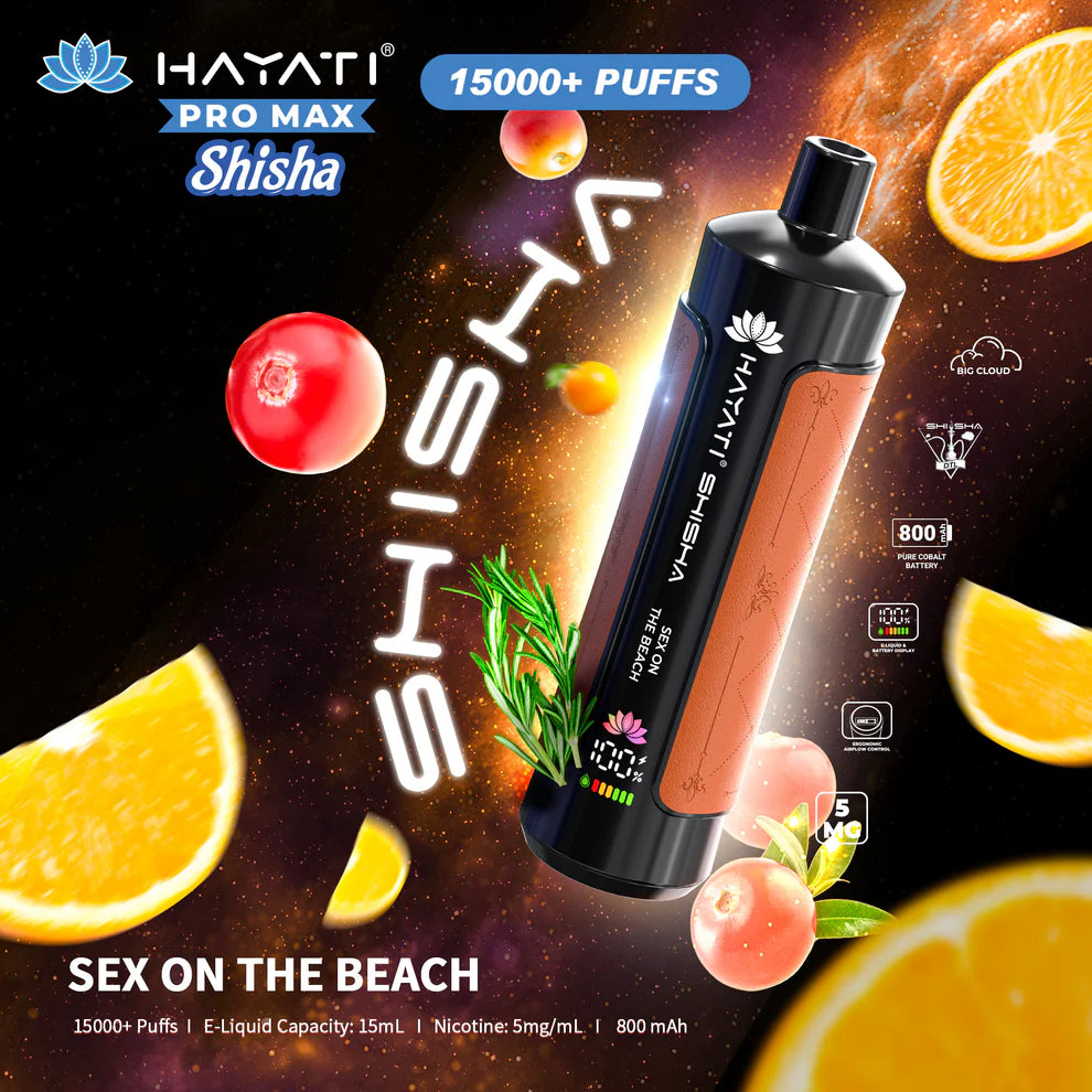 Hayati Pro Max Shisha 15000 Puffs Disposable Vape 5mg