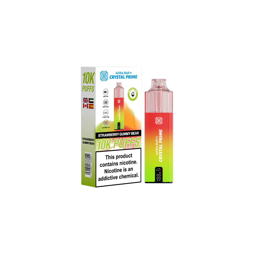 Crystal Prime Aura Bar 10k Puffs Disposable Vape