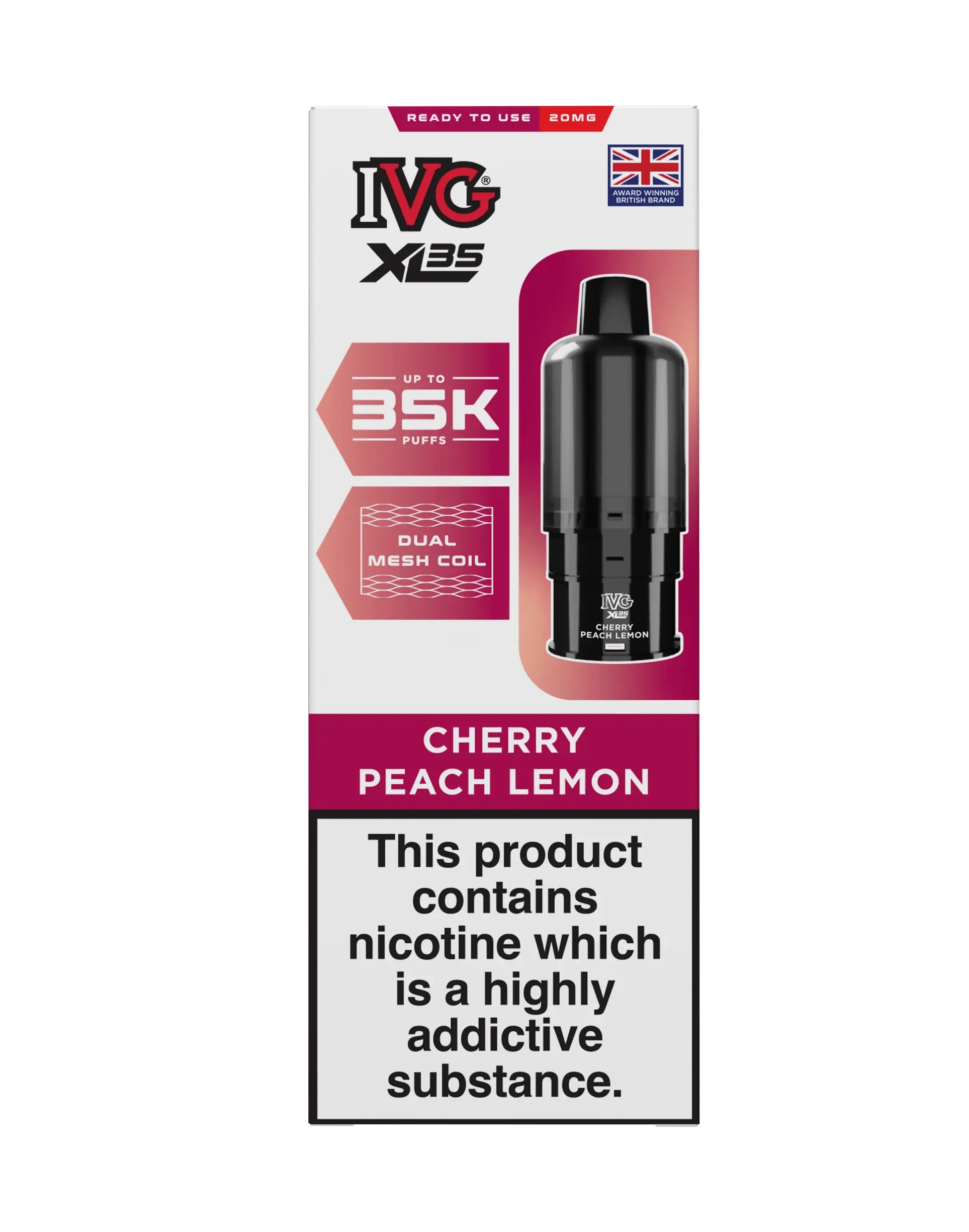IVG XL 35K Prefilled Replacement Pods