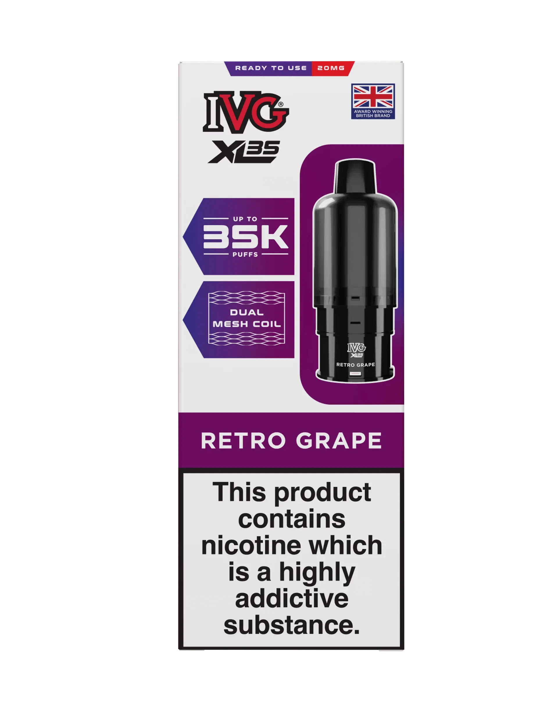 IVG XL 35K Prefilled Replacement Pods