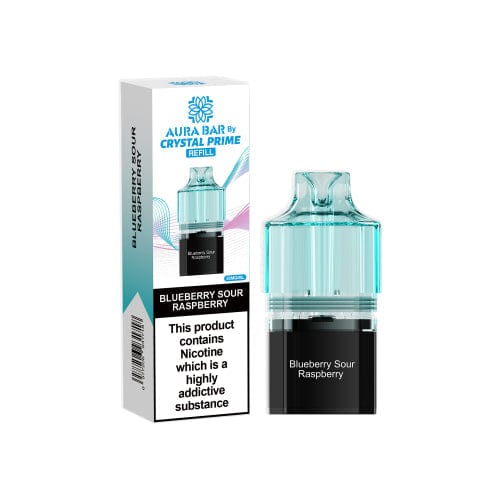 Crystal Prime Aura bar 10k Replacement Prefilled Pods