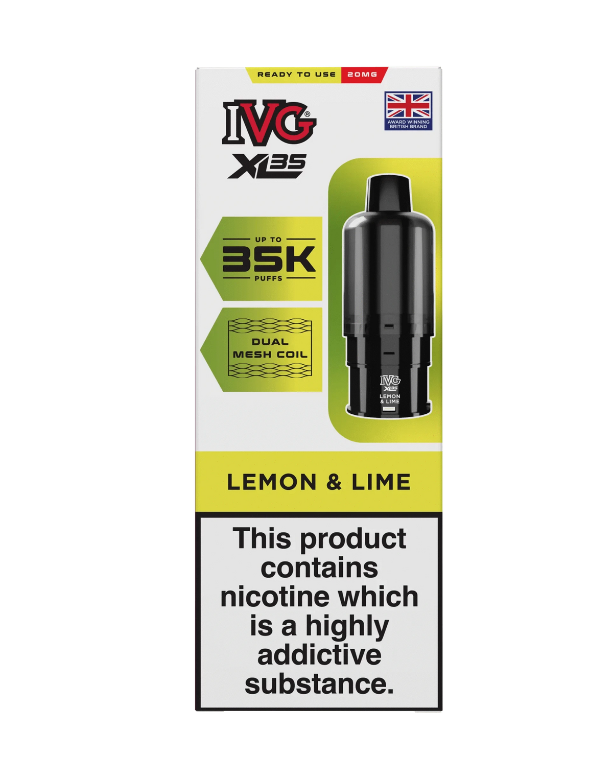 IVG XL 35K Prefilled Replacement Pods