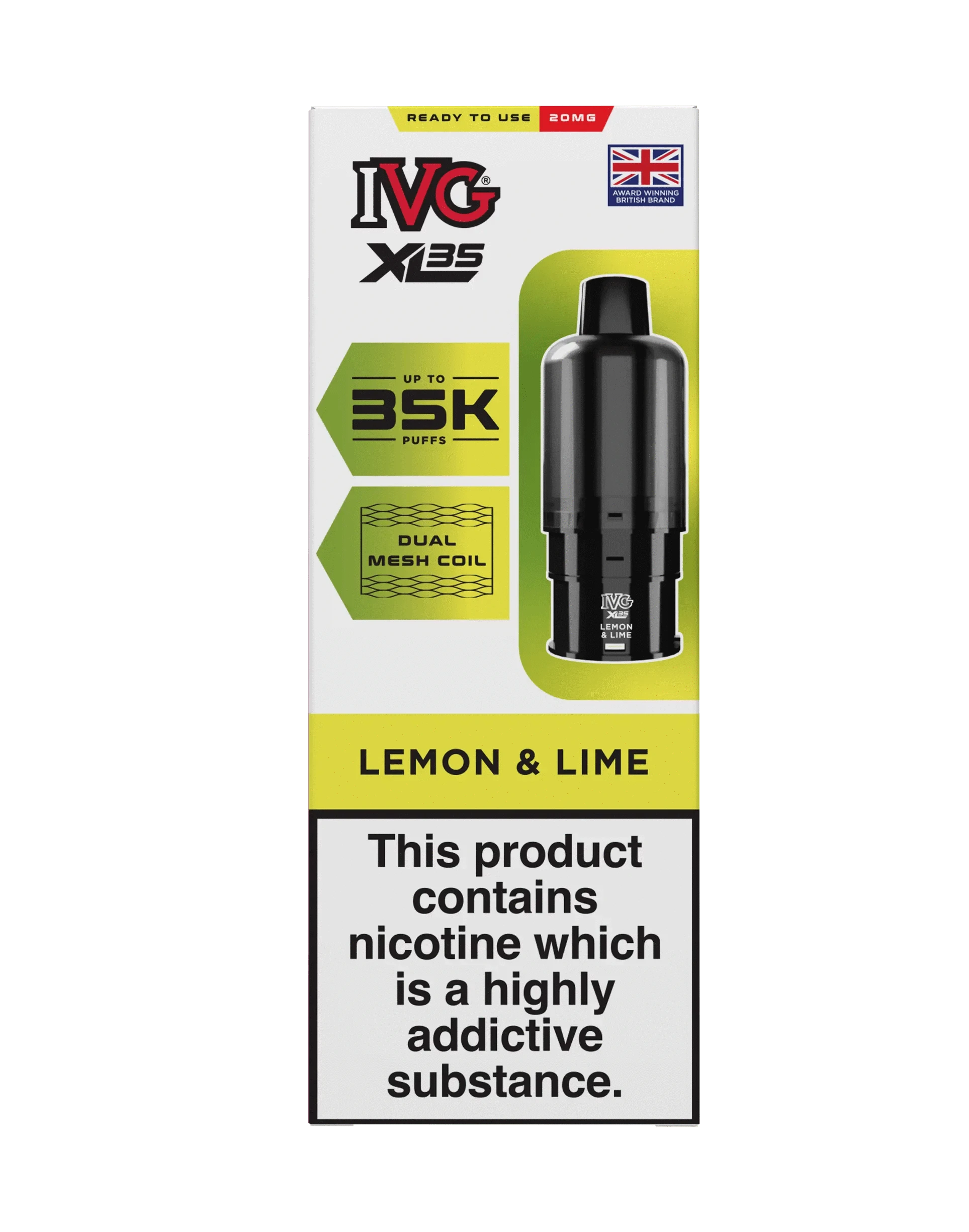 IVG XL 35K Prefilled Replacement Pods