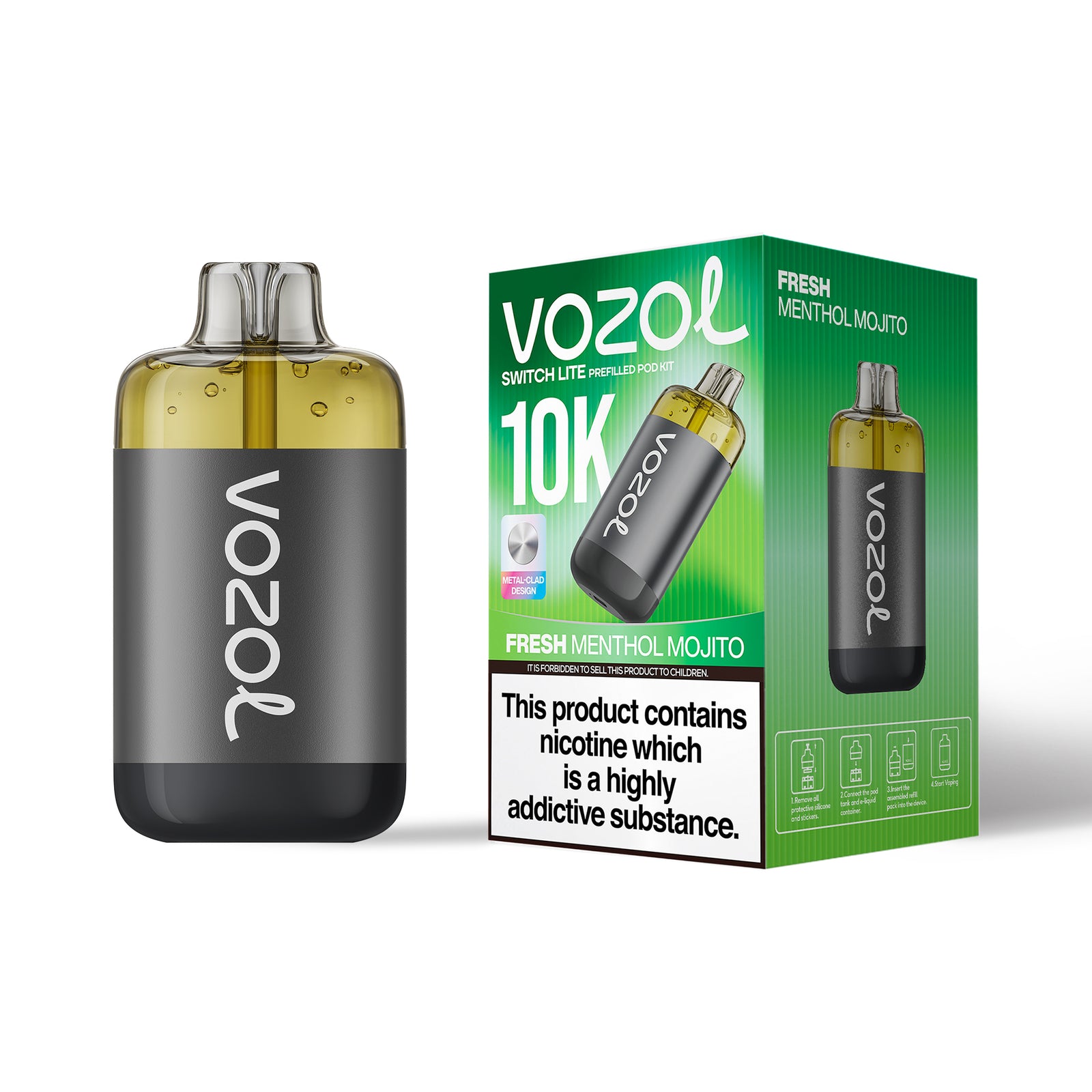 VOZOL Switch Lite 10,000 Puffs Prefilled Pod Kit