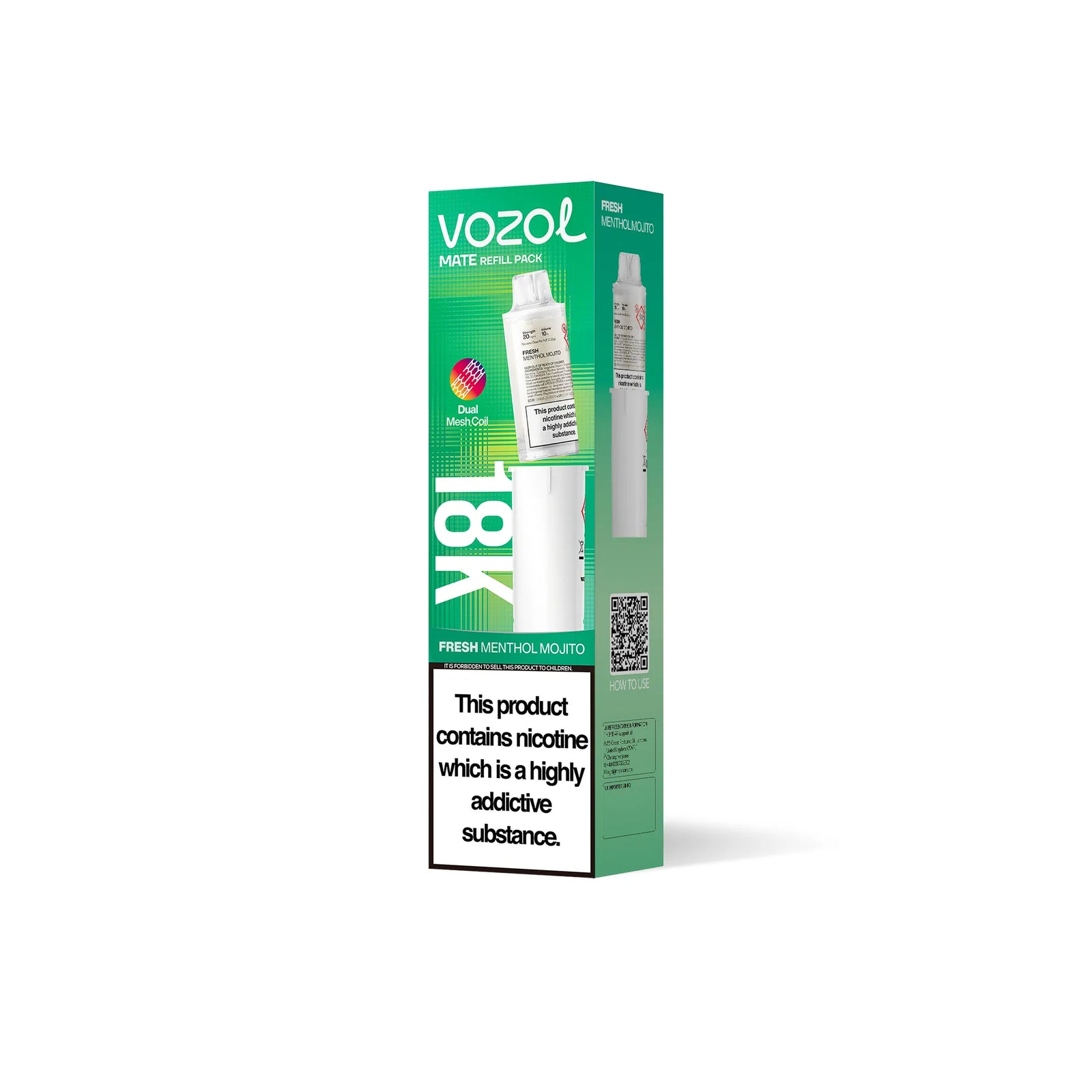 Vozol Mate 18k Prefilled Replacement Pods (18000 Puffs)