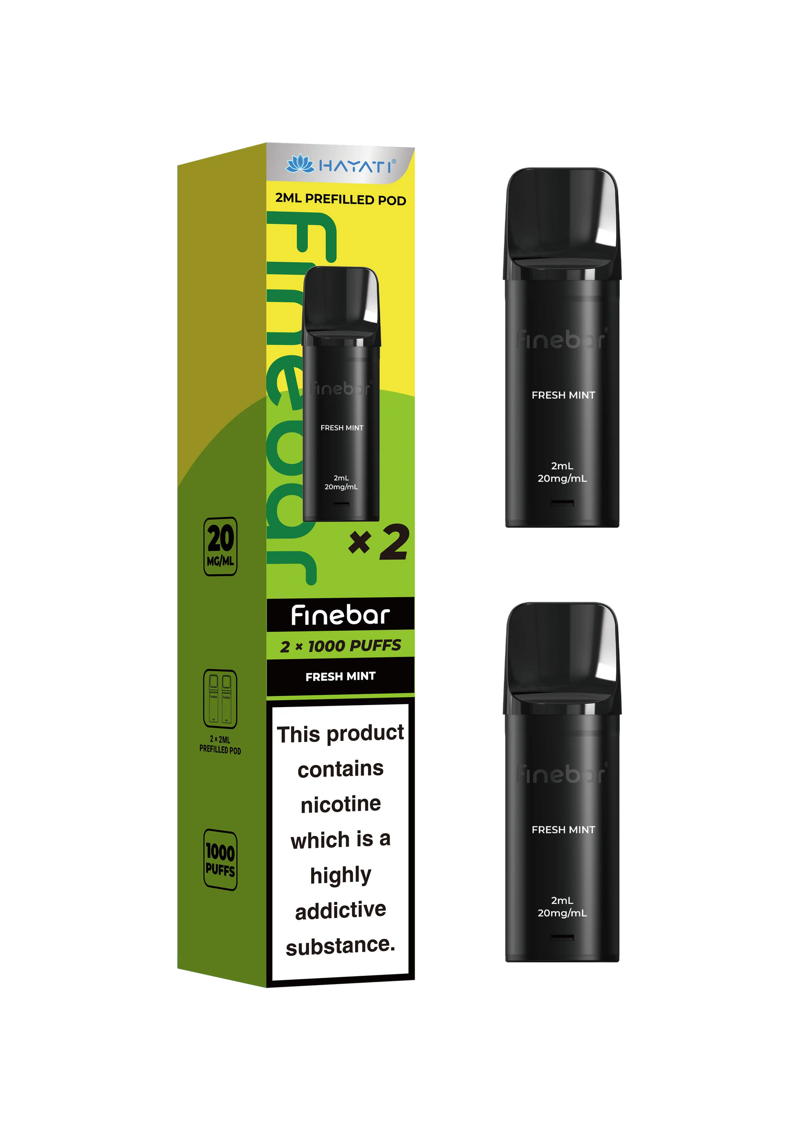 Hayati Finebar Prefilled Pods | Refill Pods for Finebar Hayati