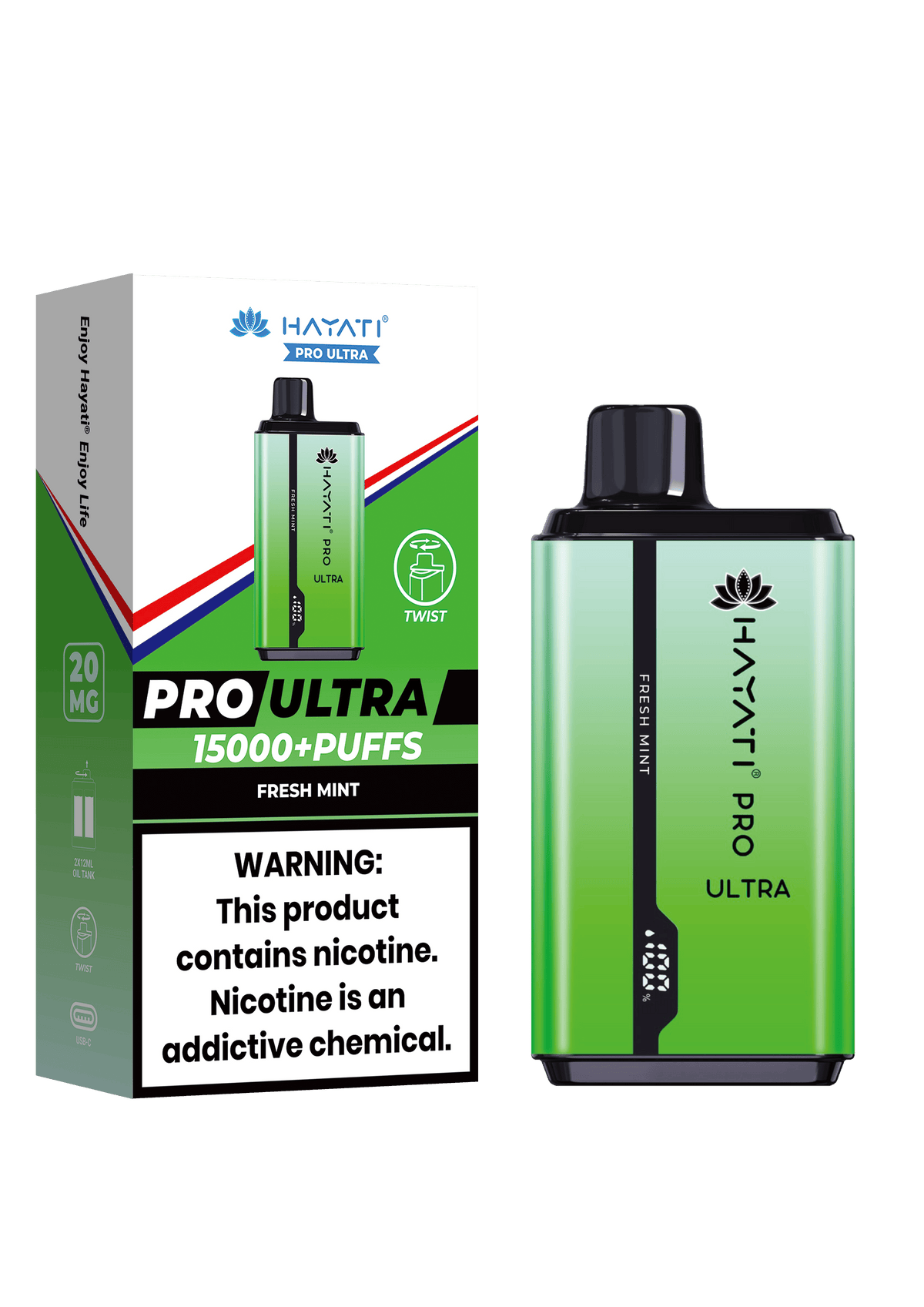 Hayati Pro Ultra 15000 Pod Kit (Price, Puff Count, Specs & Stock in the UK)