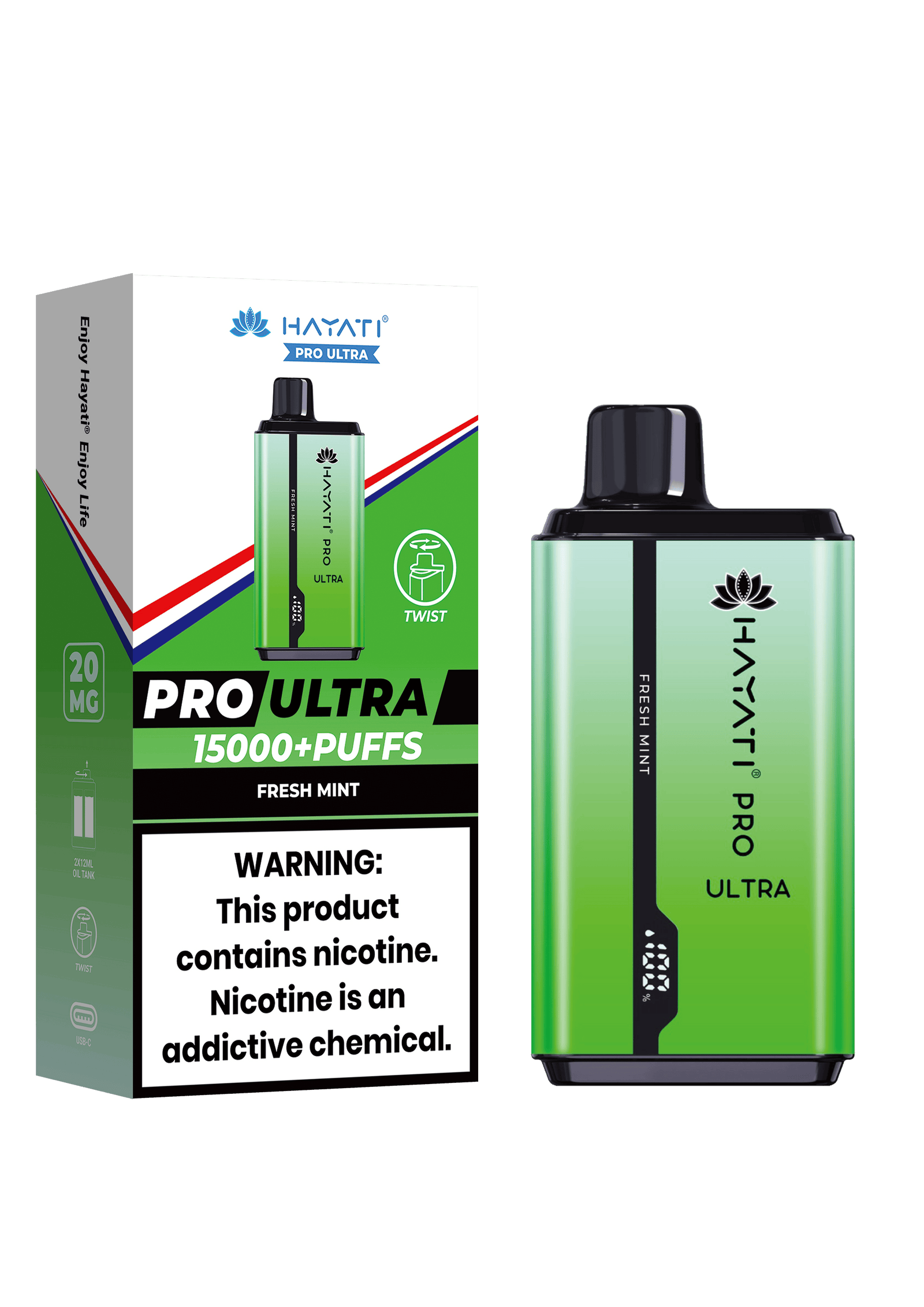 Hayati Pro Ultra 15000 Pod Kit (Price, Puff Count, Specs & Stock in the UK)
