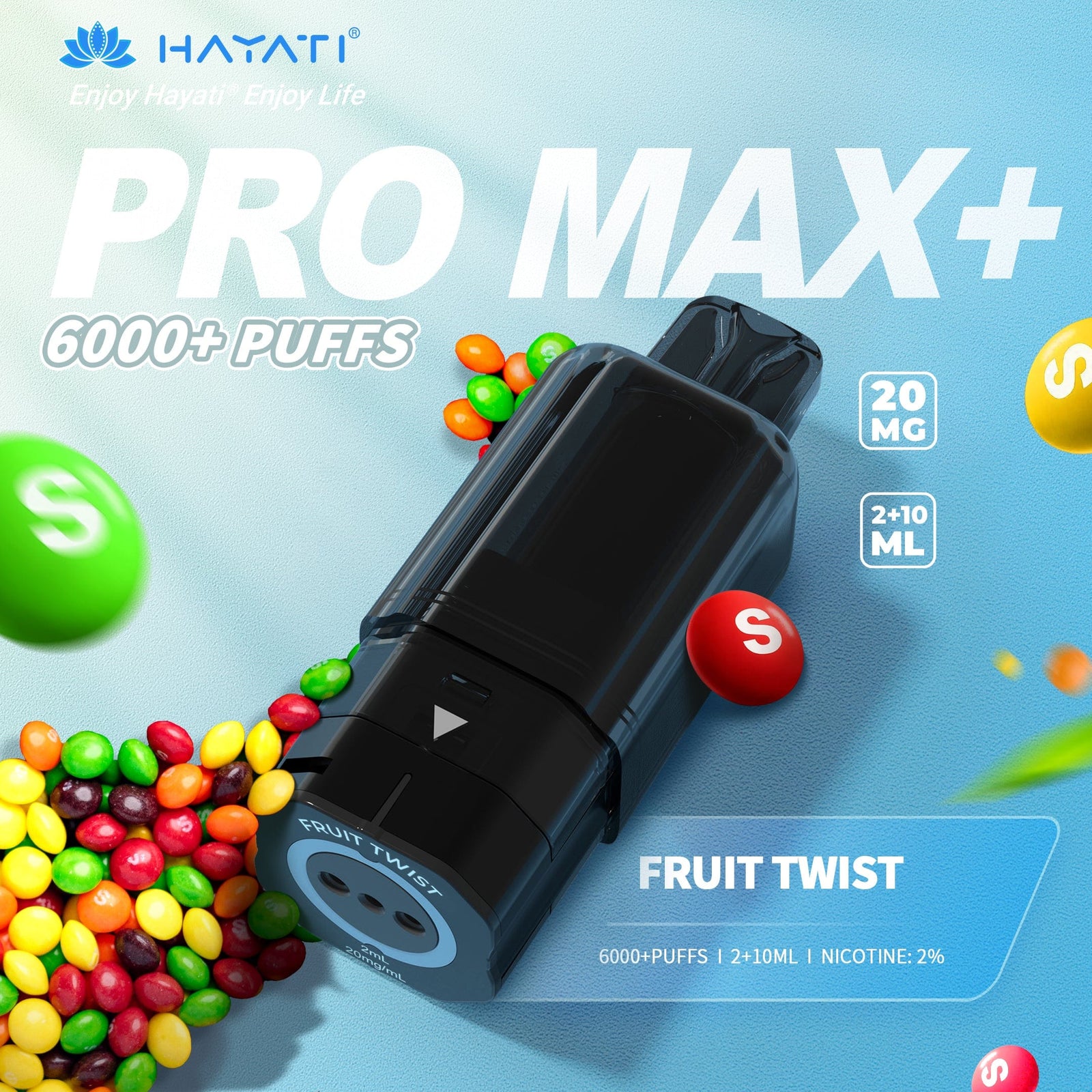 Hayati Pro Max Plus 6000 Replacement Prefilled Pods