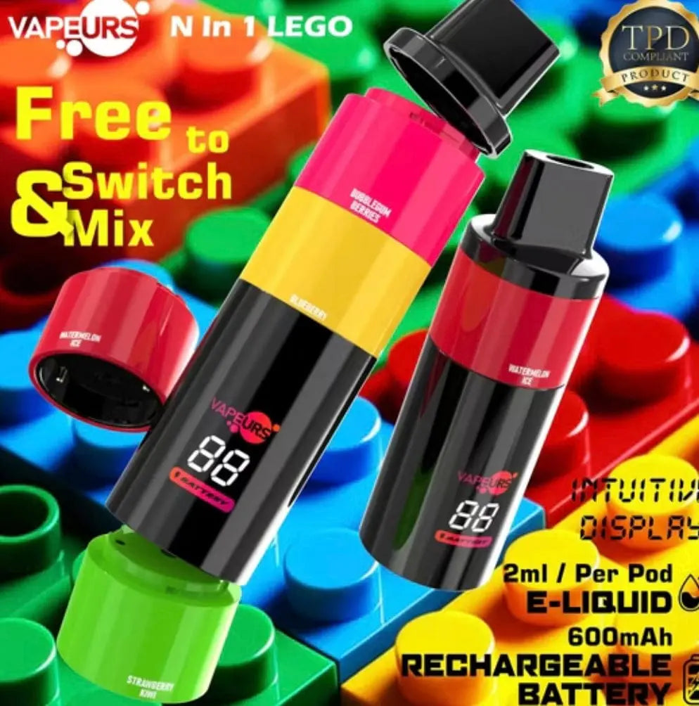 Vapeurs LG 600 N in 1 LEGO Prefilled Kit for 5.99 Only Vapeurs LG 600 N in 1 LEGO Prefilled Kit for 5.99 Only