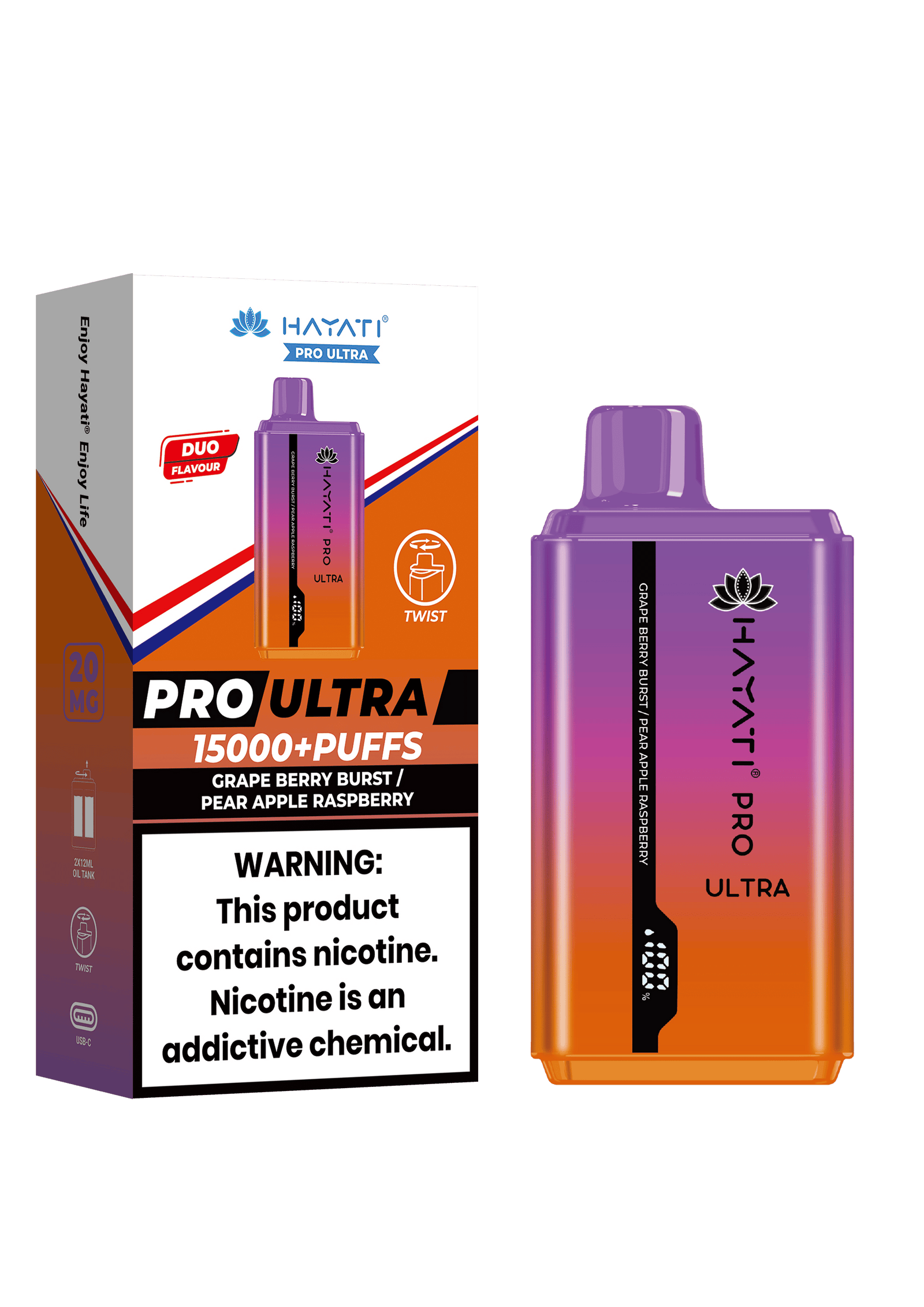 Hayati Pro Ultra 15000 Pod Kit (Price, Puff Count, Specs & Stock in the UK)
