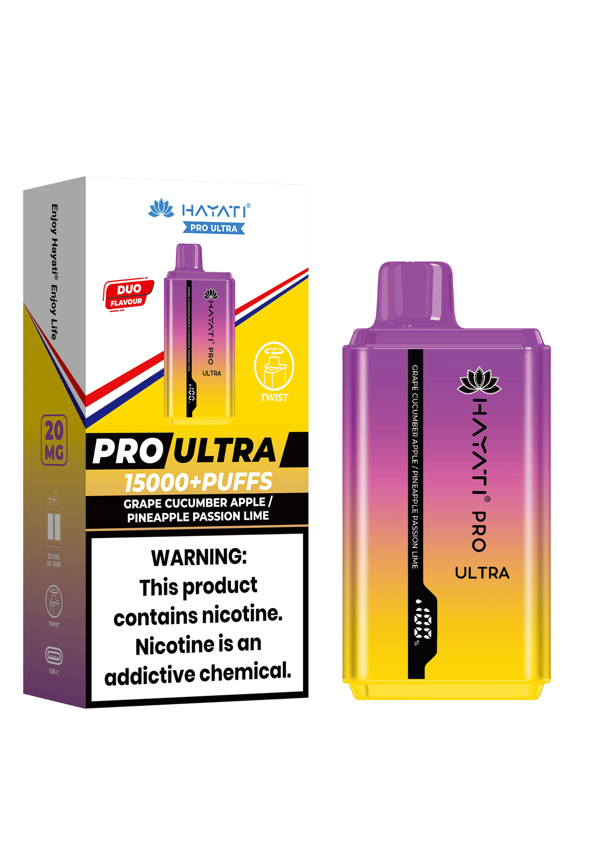 Hayati Pro Ultra 15000 Pod Kit (Price, Puff Count, Specs & Stock in the UK)