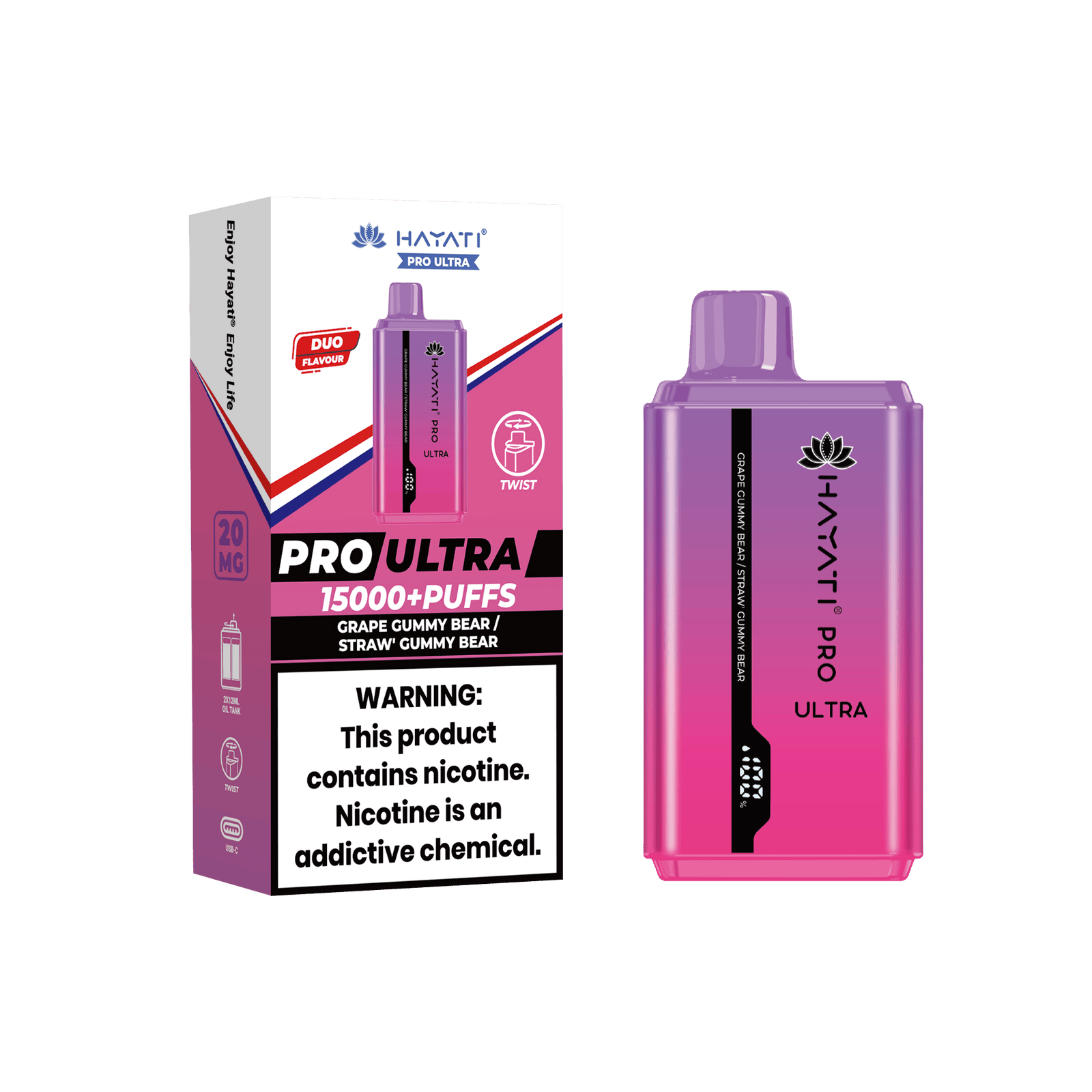 Hayati Pro Ultra 15000 Pod Kit (Price, Puff Count, Specs & Stock in the UK)