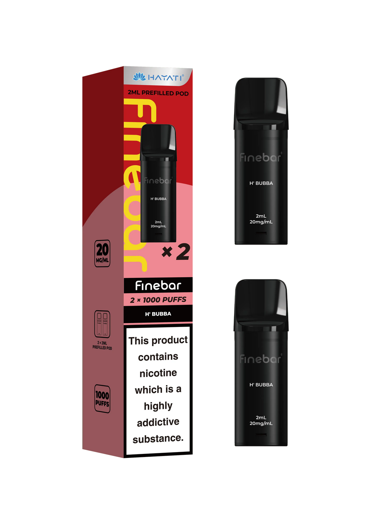 Hayati Finebar Prefilled Pods | Refill Pods for Finebar Hayati