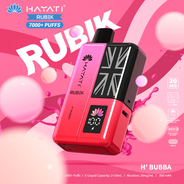 Hayati Rubik 7000 Puffs H'Bubba 