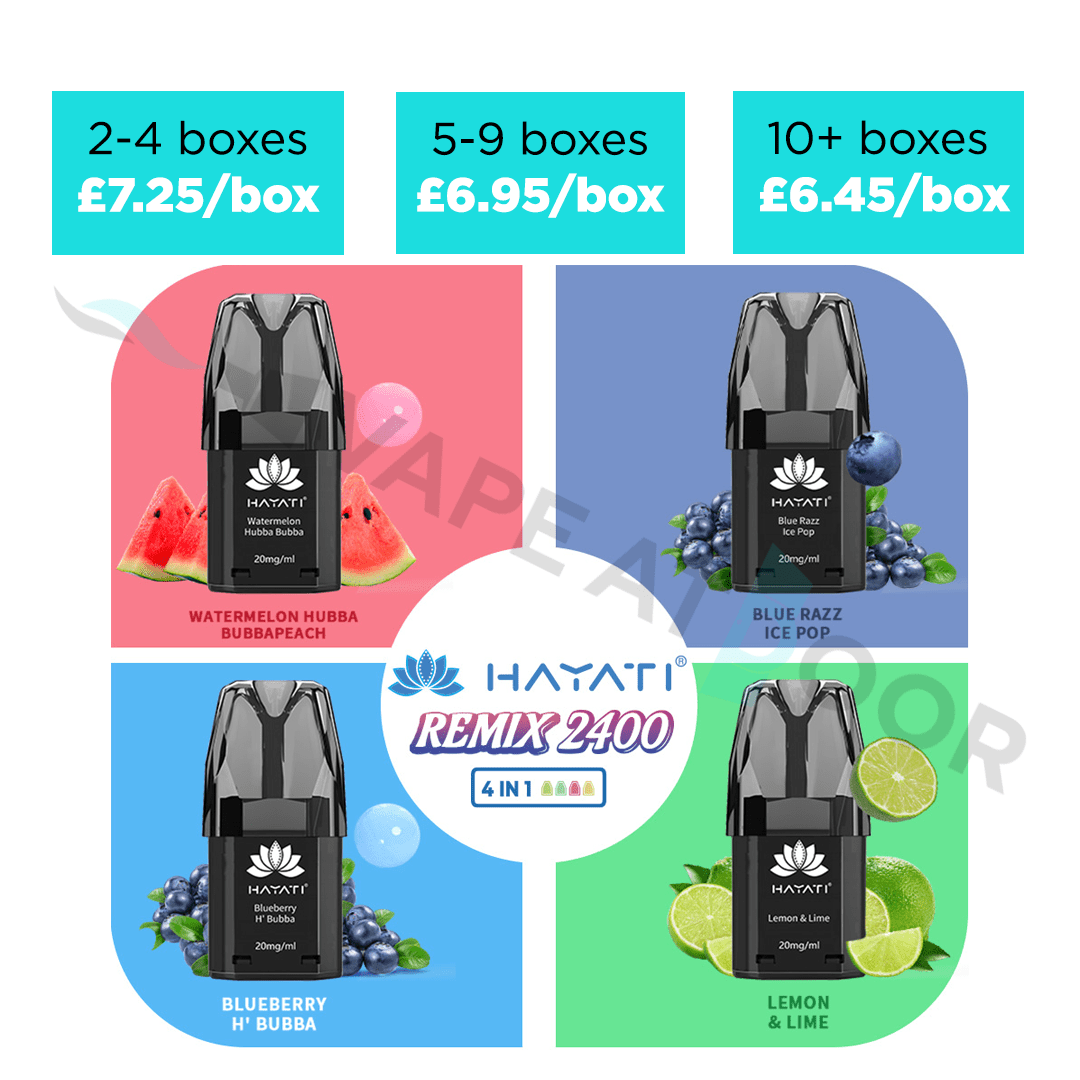Hayati Rio De Remix Replacement Pods | 4 in 1