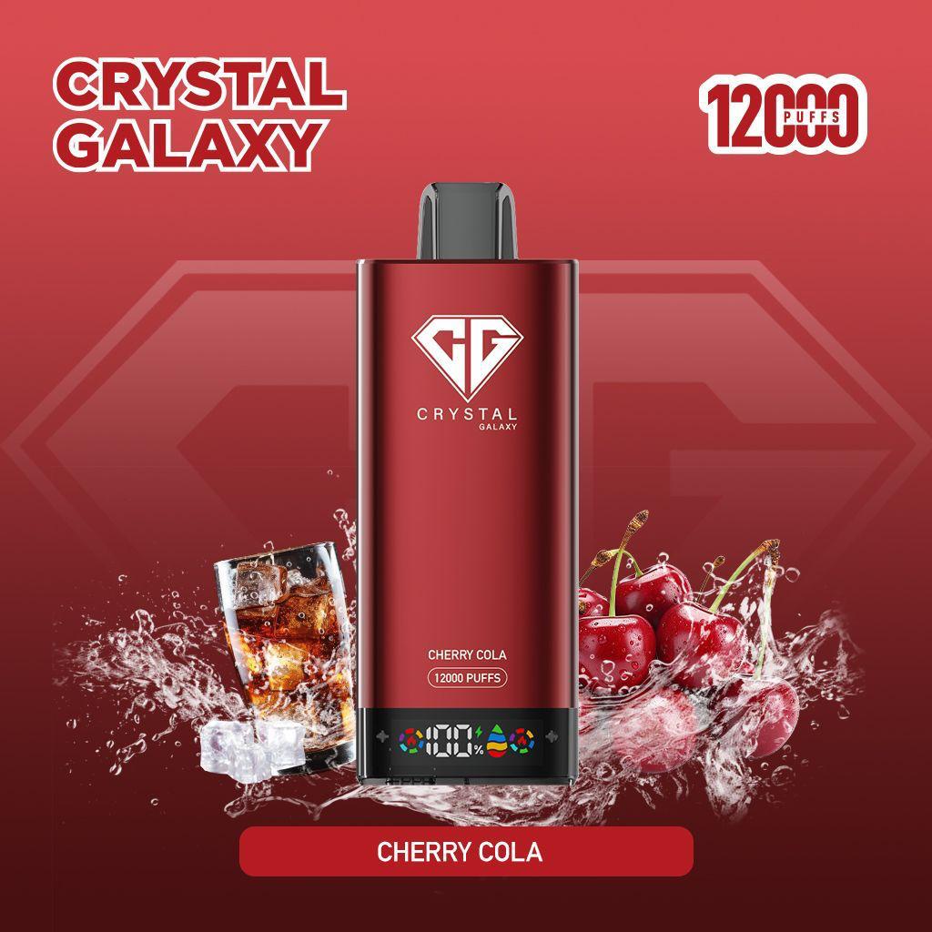 Crystal Galaxy 12000 Puffs Disposable Vape Cherry Cola