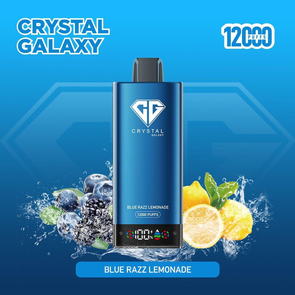 Crystal Galaxy 12000 Puffs Disposable Vape Blue Razz Lemonade