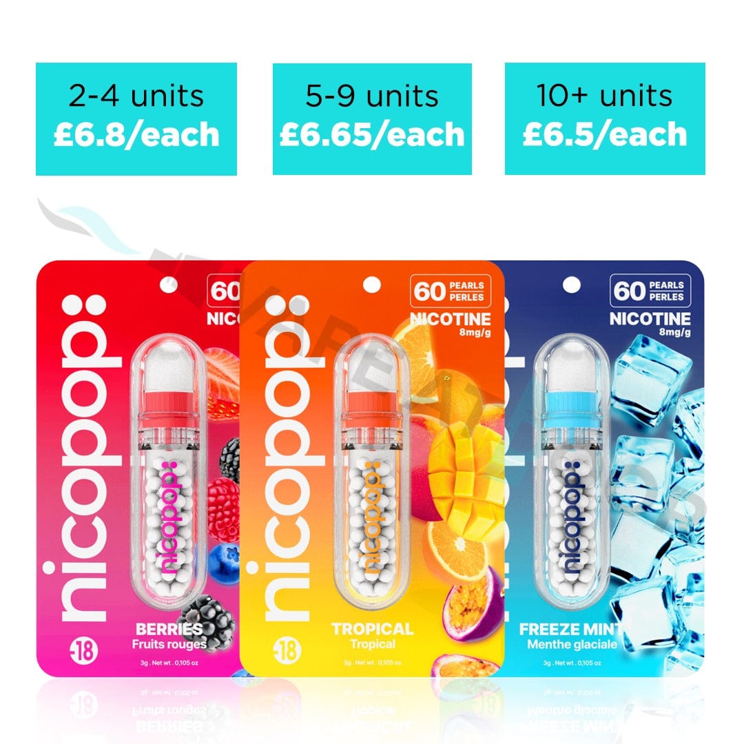 Nicopop Nicotine Pearls 8mg
