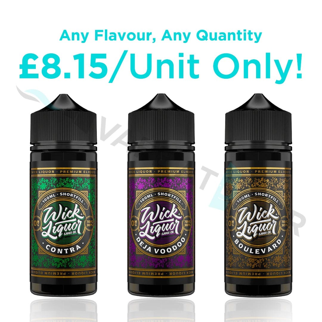 Wick Liquor Shortfill 100ml Main Deal Image