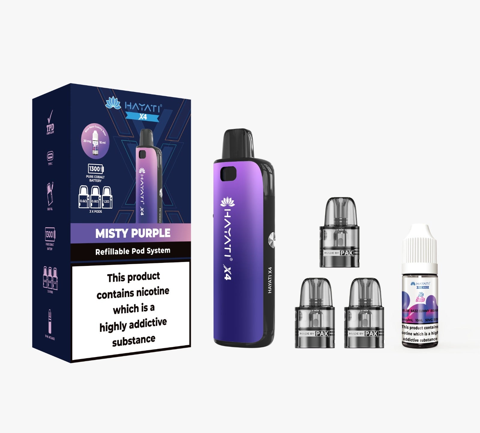 Hayati X4 Refillable Pod Kit