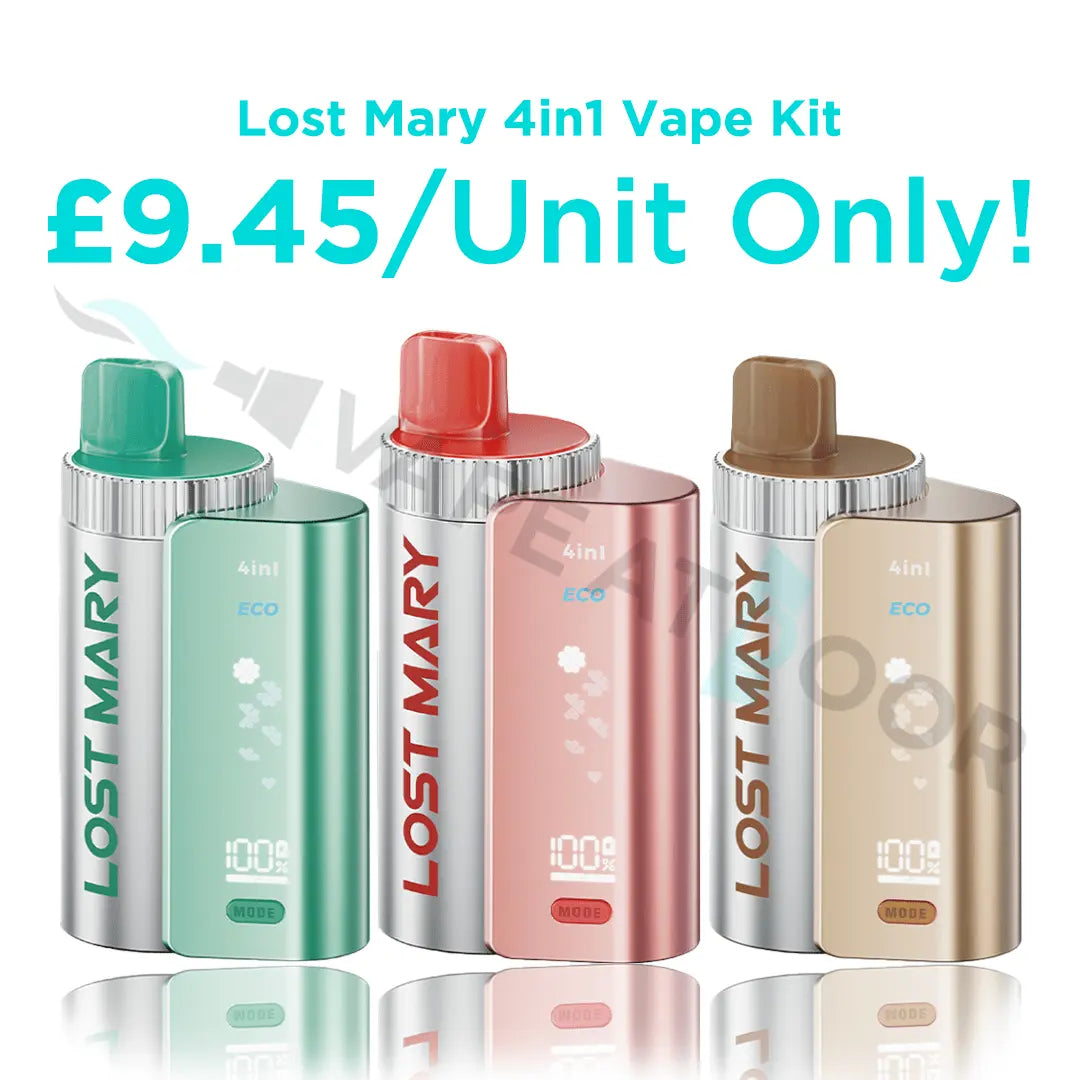 Lost Mary 4 in 1 Vape Kit Starting at 9.45 Only Lost Mary 4 in 1 Vape Kit Starting at 9.45 Only