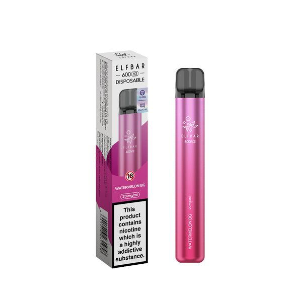 Elfbar 600 disposable vape Watermelon BGFlavour